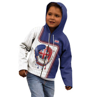 Custom Dripping Baseball Great Britain Kid Hoodie
