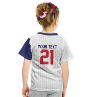 Custom Dripping Baseball Great Britain Kid T Shirt