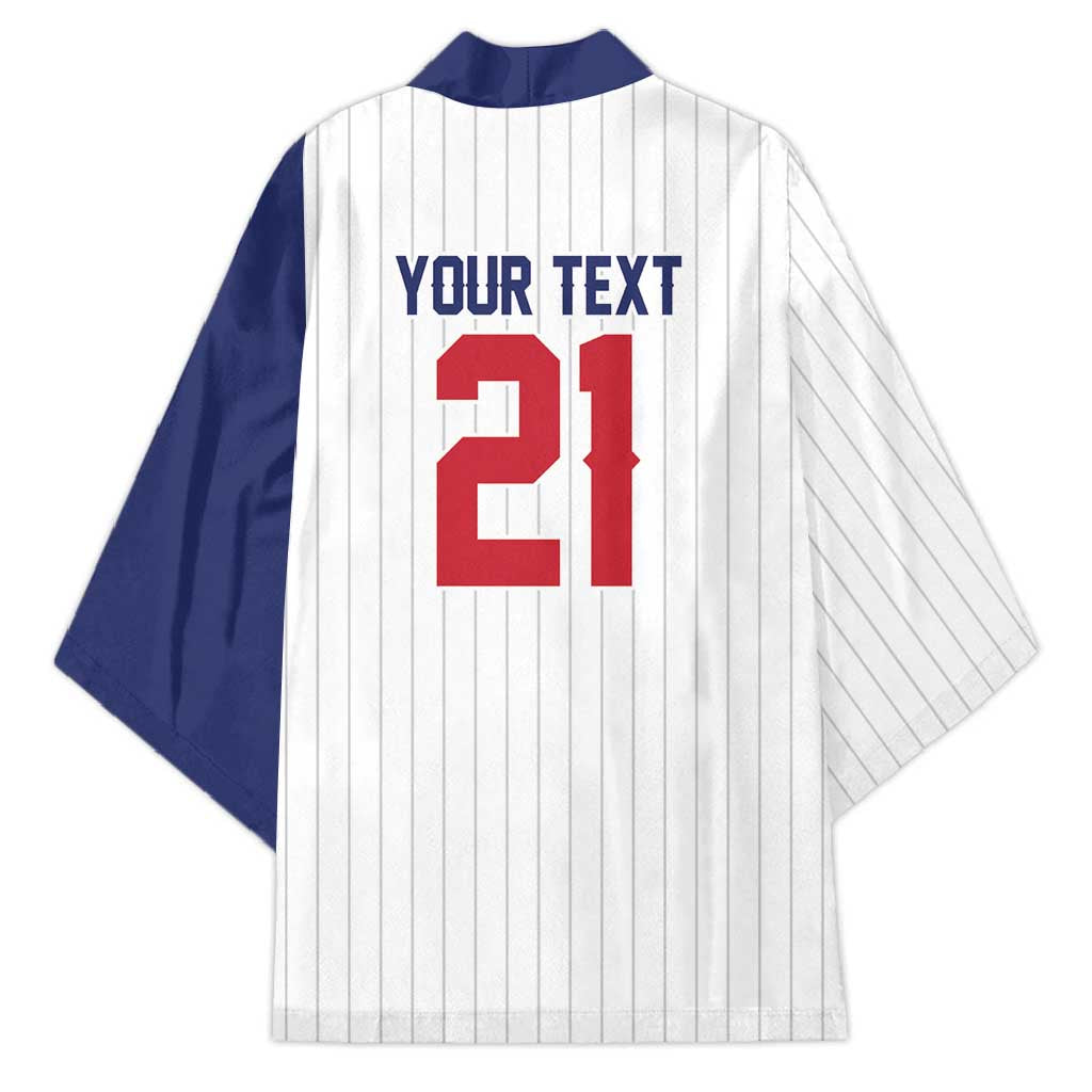 Custom Dripping Baseball Great Britain Kimono