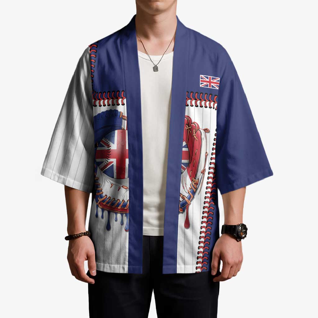 Custom Dripping Baseball Great Britain Kimono
