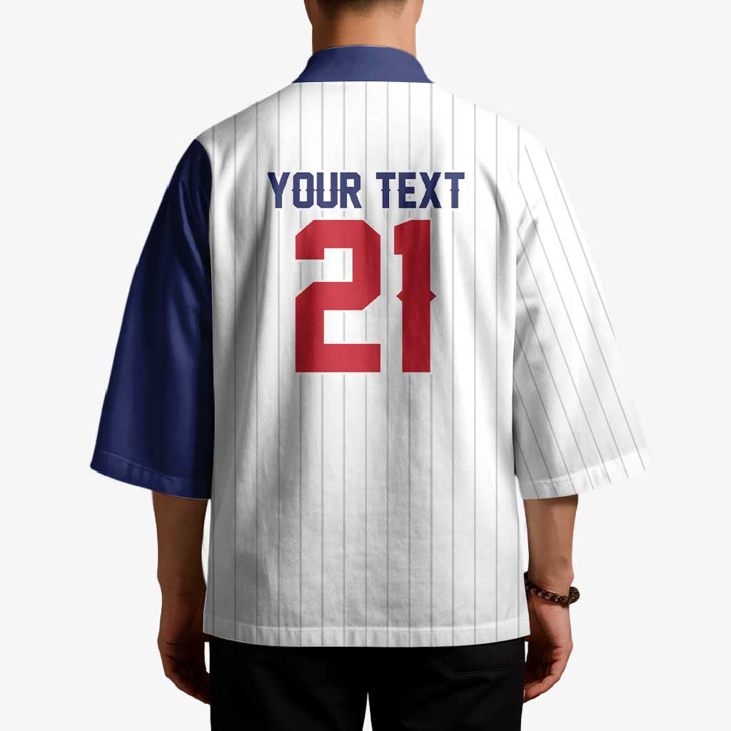 Custom Dripping Baseball Great Britain Kimono