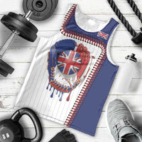 Custom Dripping Baseball Great Britain Men Tank Top
