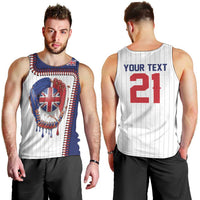 Custom Dripping Baseball Great Britain Men Tank Top