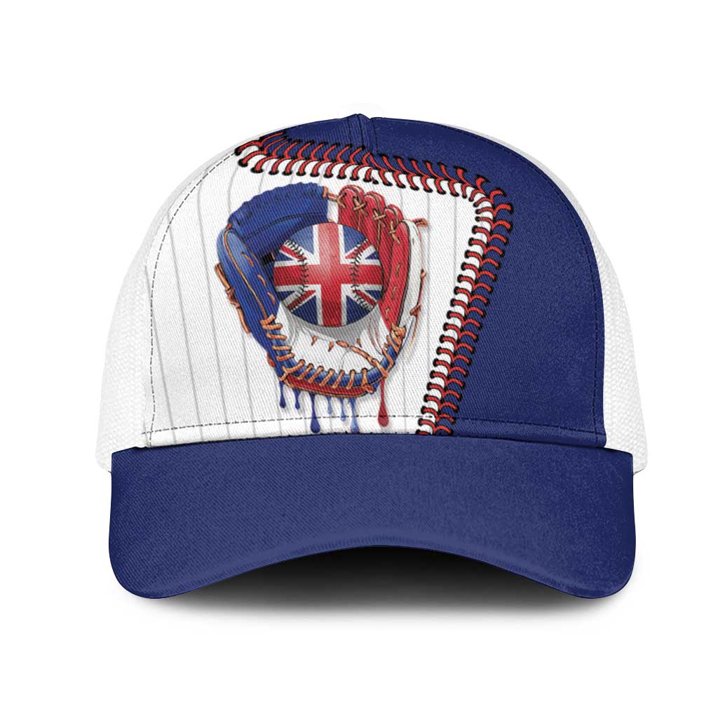 Dripping Baseball Great Britain Mesh Trucker Cap
