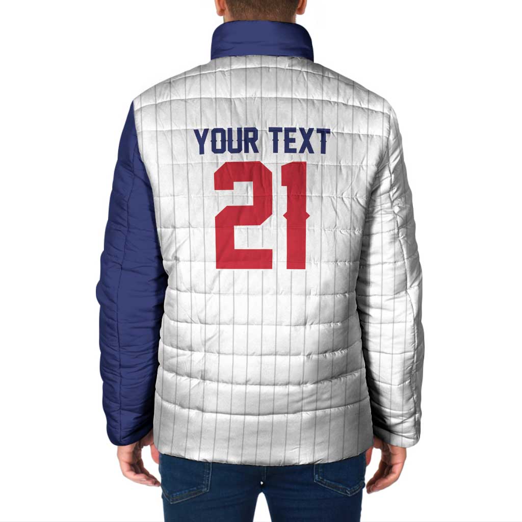 Custom Dripping Baseball Great Britain Padded Jacket