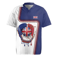 Custom Dripping Baseball Great Britain Rugby Jersey