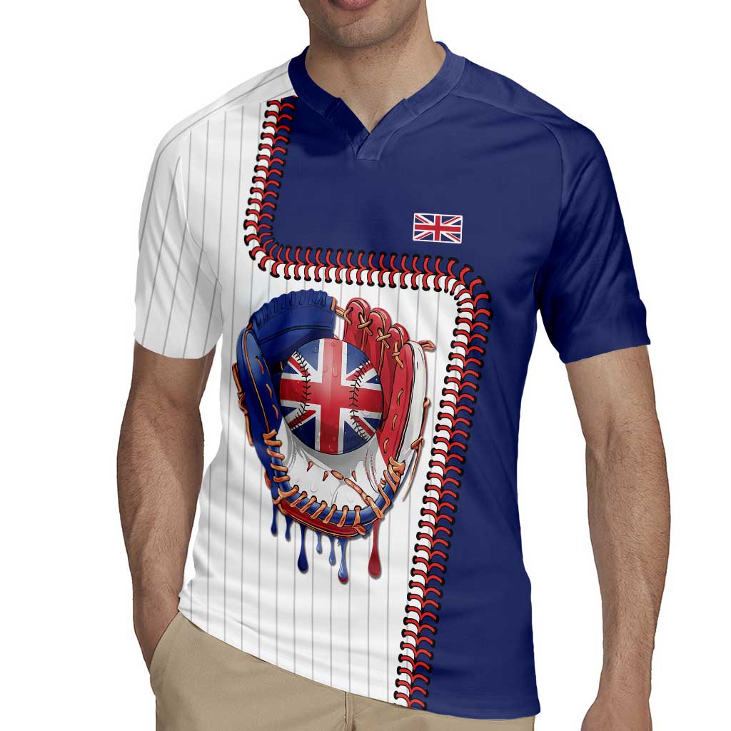 Custom Dripping Baseball Great Britain Rugby Jersey