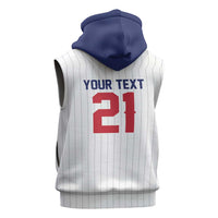 Custom Dripping Baseball Great Britain Sleeveless Hoodie