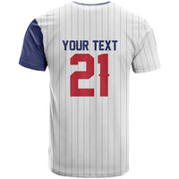 Custom Dripping Baseball Great Britain T Shirt