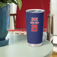 Custom Dripping Baseball Great Britain Tumbler Cup