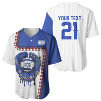 Custom Dripping Baseball Israel Baseball Jersey
