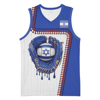 Custom Dripping Baseball Israel Basketball Jersey