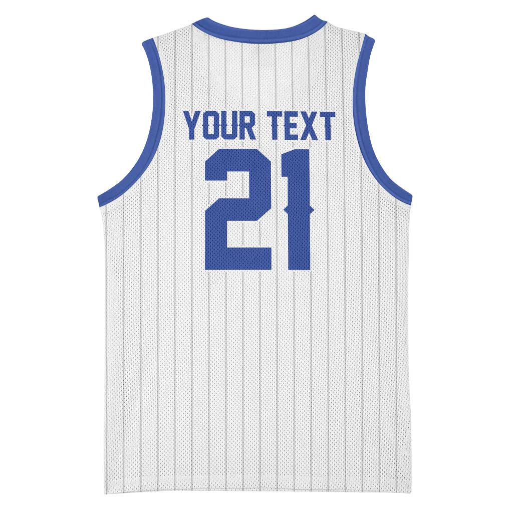 Custom Dripping Baseball Israel Basketball Jersey