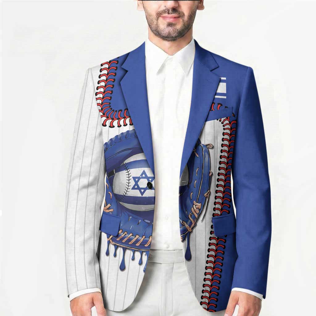 Custom Dripping Baseball Israel Blazer