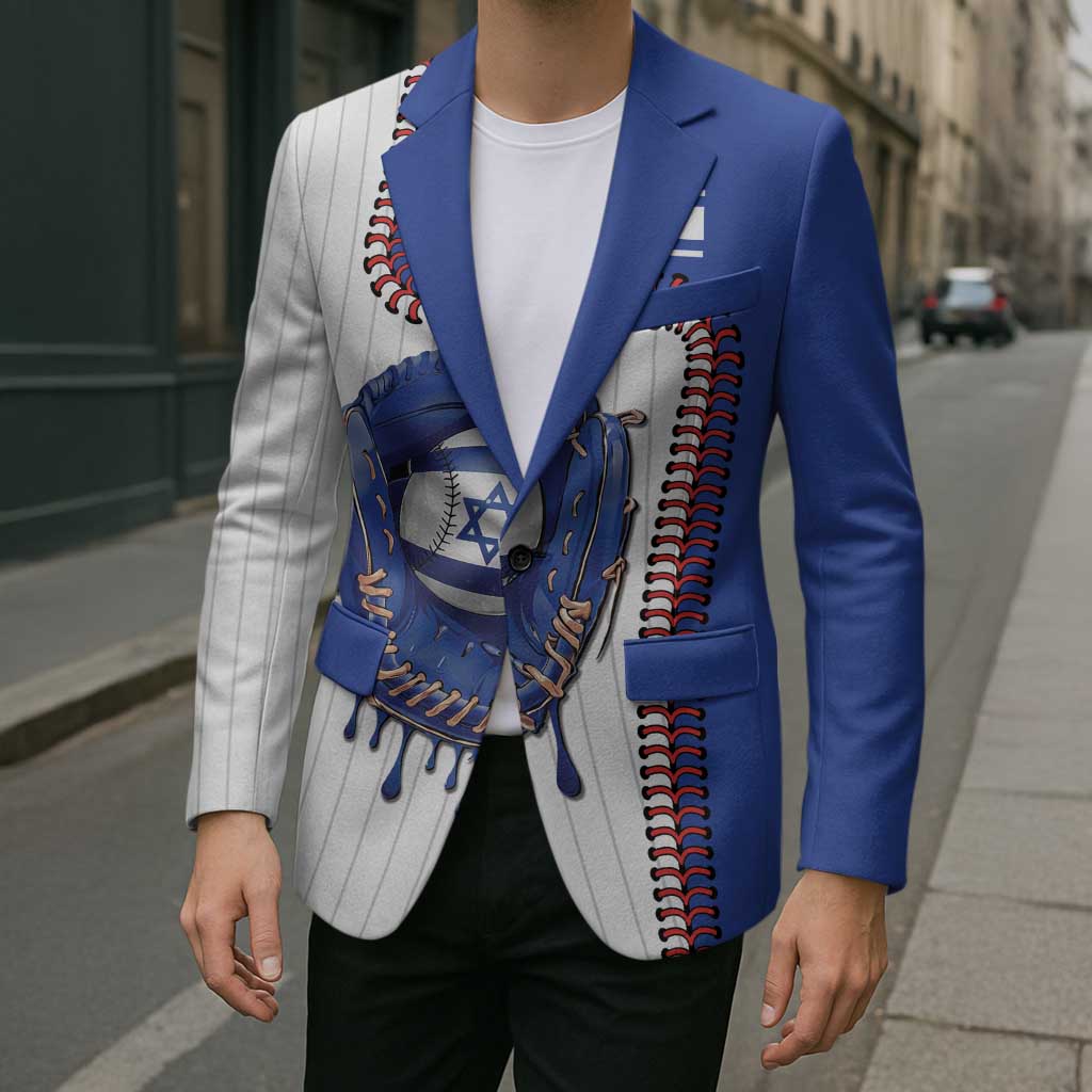 Custom Dripping Baseball Israel Blazer