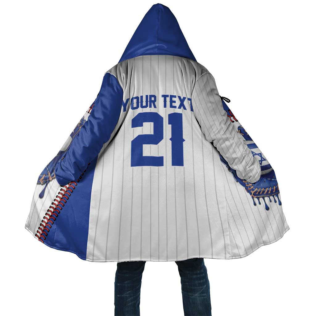 Custom Dripping Baseball Israel Cloak