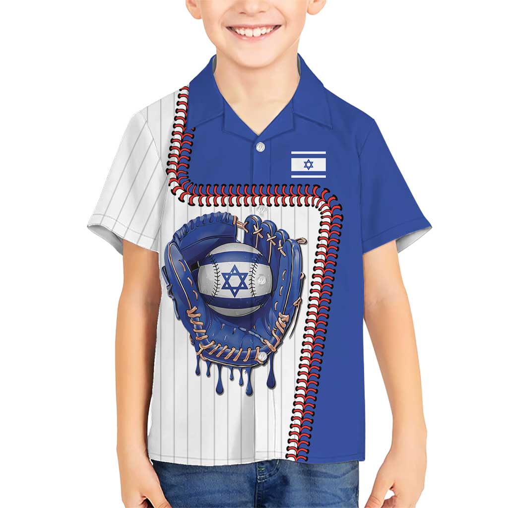Custom Dripping Baseball Israel Hawaiian Shirt
