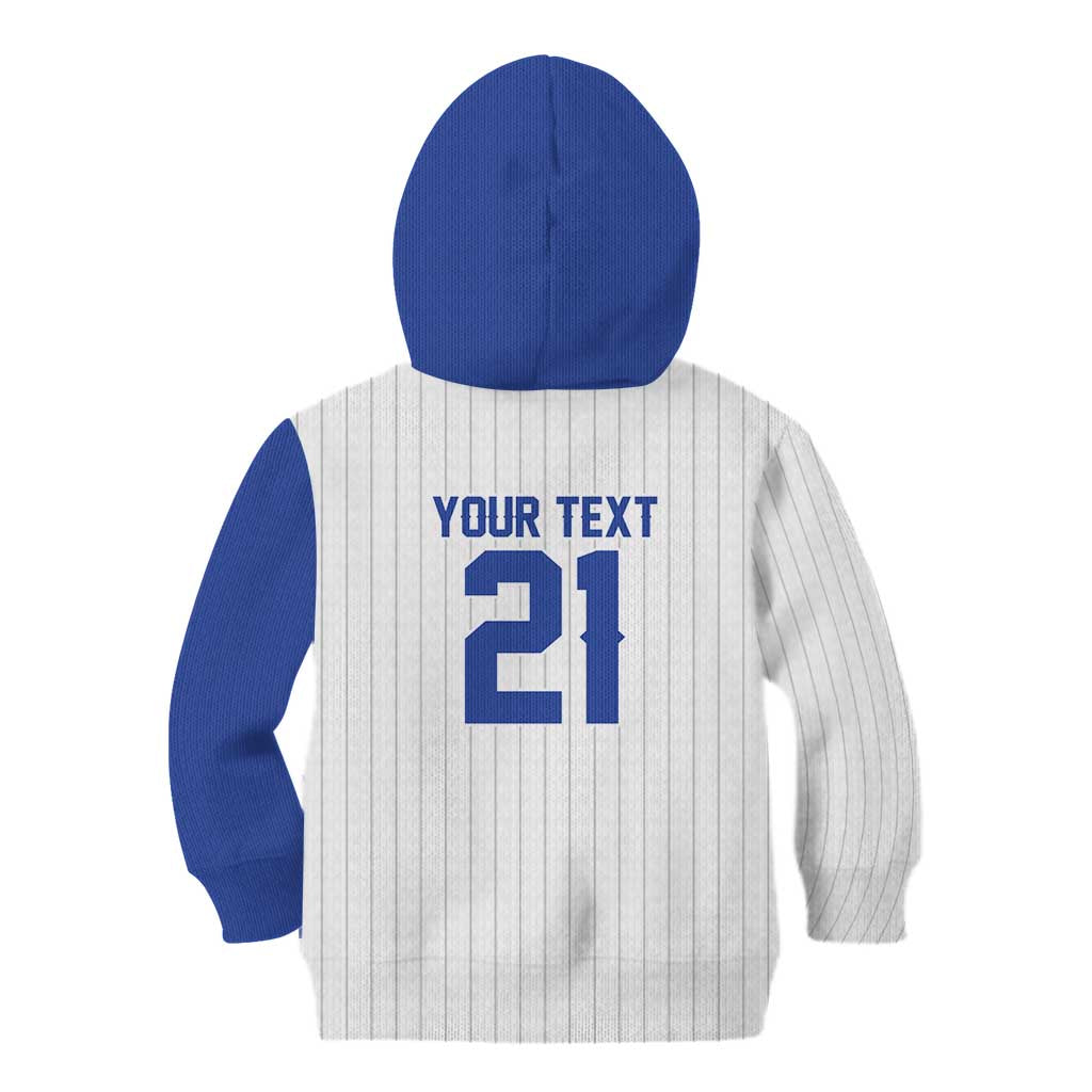Custom Dripping Baseball Israel Kid Hoodie