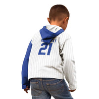 Custom Dripping Baseball Israel Kid Hoodie