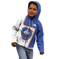 Custom Dripping Baseball Israel Kid Hoodie
