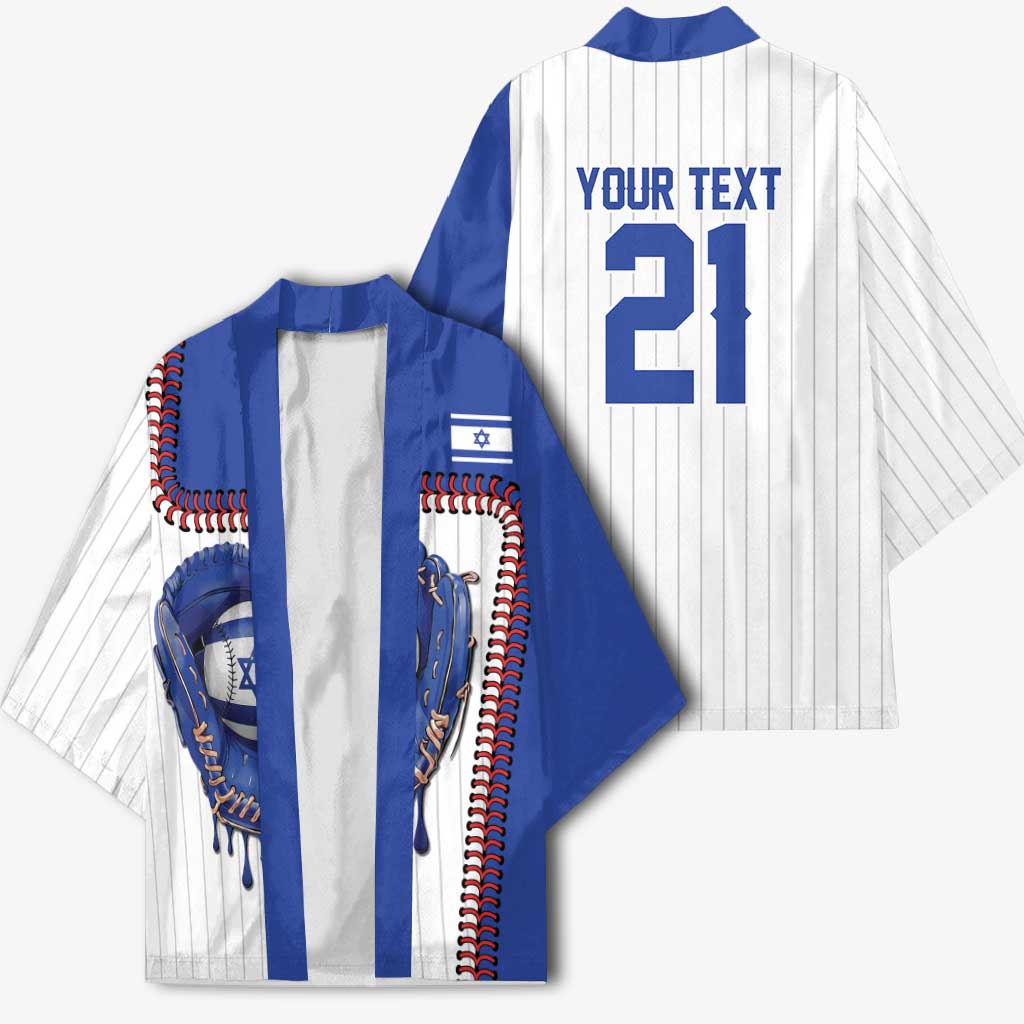 Custom Dripping Baseball Israel Kimono