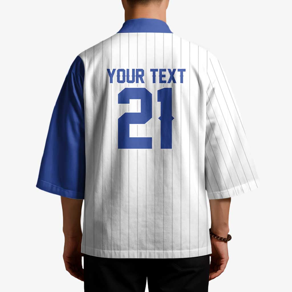 Custom Dripping Baseball Israel Kimono