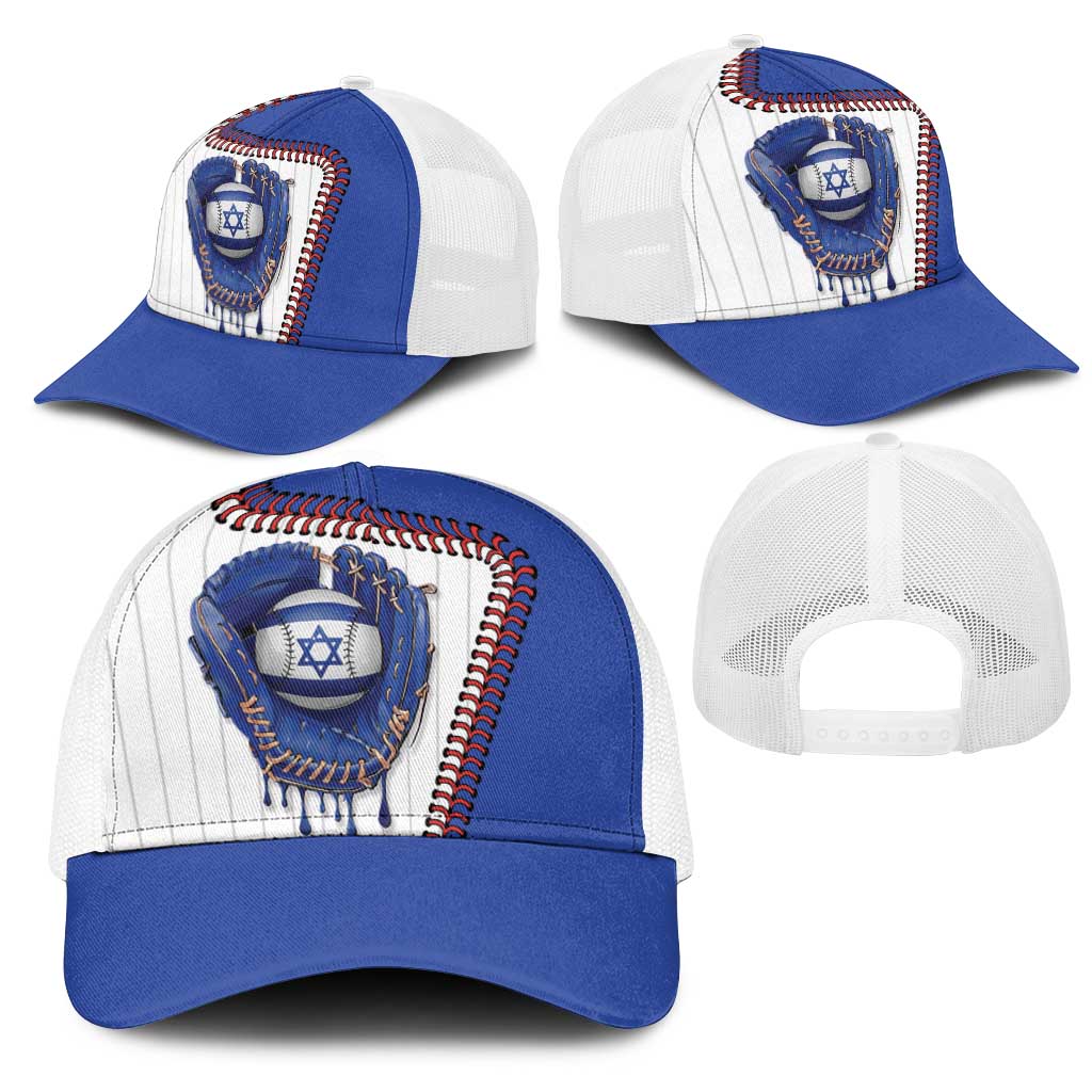 Dripping Baseball Israel Mesh Trucker Cap