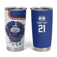 Custom Dripping Baseball Israel Tumbler Cup