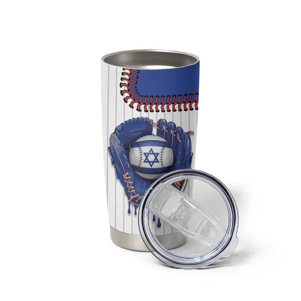Custom Dripping Baseball Israel Tumbler Cup