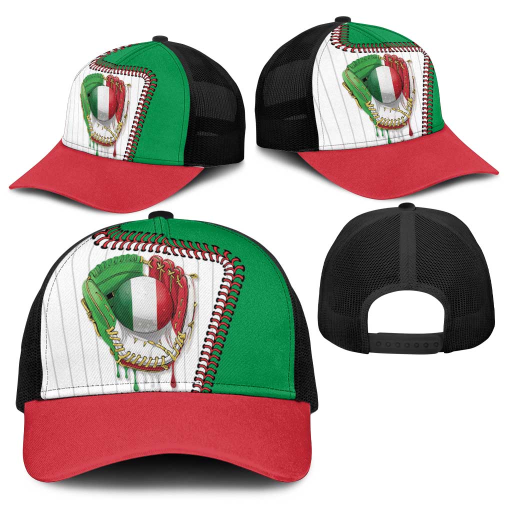 Dripping Baseball Italy Baseball Net Cap