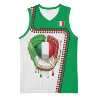 Custom Dripping Baseball Italy Basketball Jersey