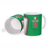 Custom Dripping Baseball Italy Ceramic Mug