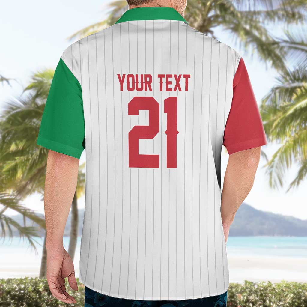 Custom Dripping Baseball Italy Hawaiian Shirt