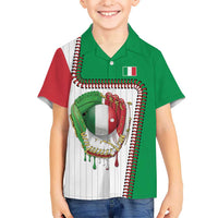 Custom Dripping Baseball Italy Hawaiian Shirt