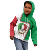 Custom Dripping Baseball Italy Kid Hoodie