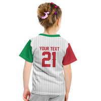 Custom Dripping Baseball Italy Kid T Shirt