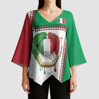 Custom Dripping Baseball Italy Kimono Sleeve Blouse