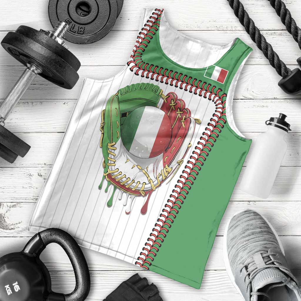 Custom Dripping Baseball Italy Men Tank Top