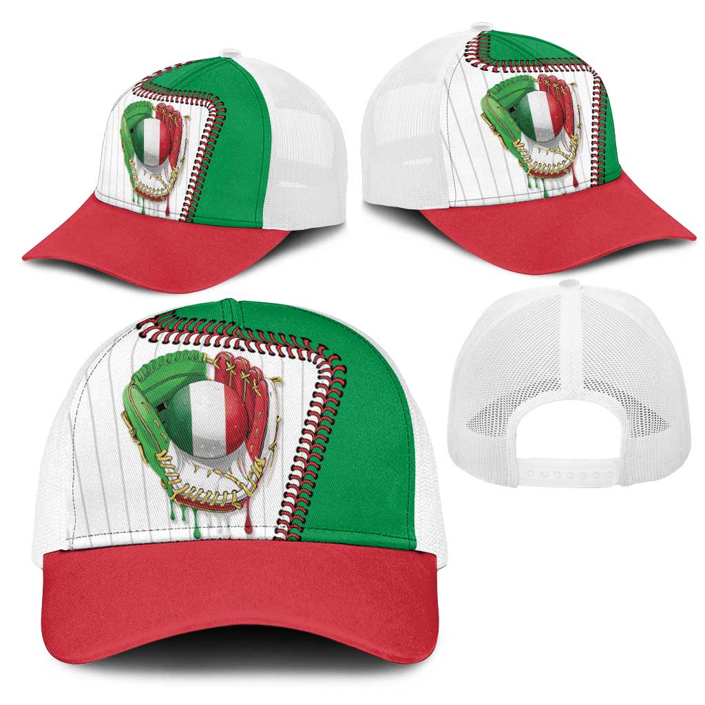 Dripping Baseball Italy Mesh Trucker Cap