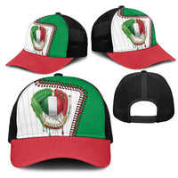 Dripping Baseball Italy Mesh Trucker Cap