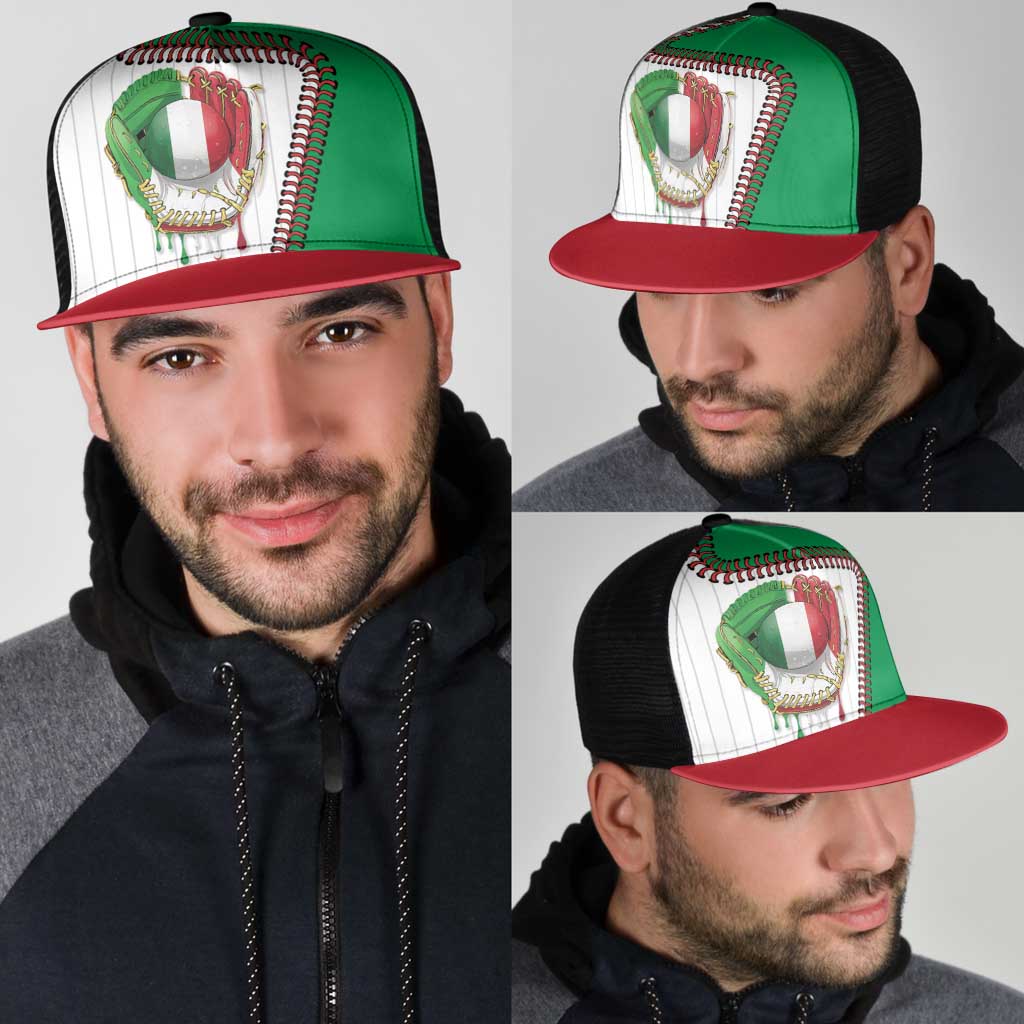 Dripping Baseball Italy Mesh Trucker Cap