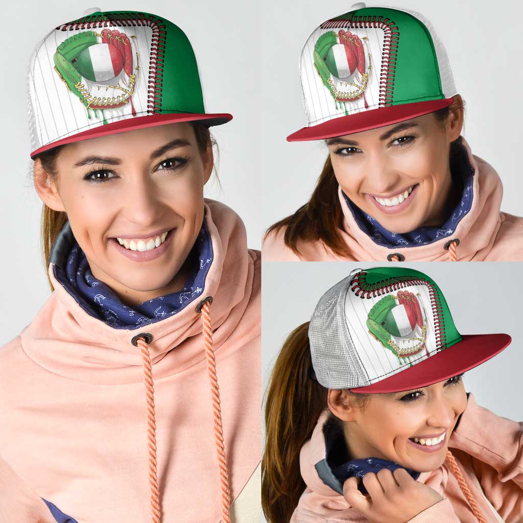 Dripping Baseball Italy Mesh Trucker Cap