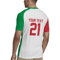 Custom Dripping Baseball Italy Rugby Jersey