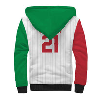 Custom Dripping Baseball Italy Sherpa Hoodie