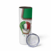 Custom Dripping Baseball Italy Skinny Tumbler