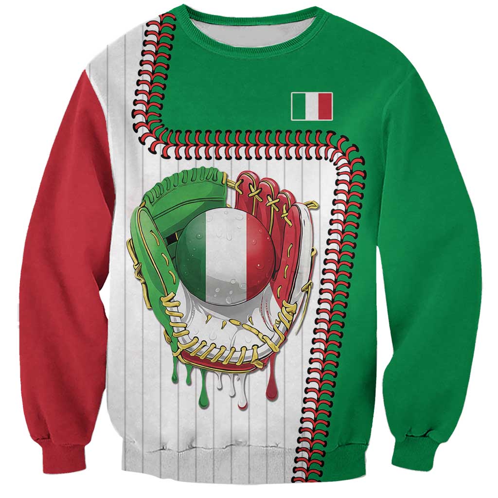Custom Dripping Baseball Italy Sweatshirt