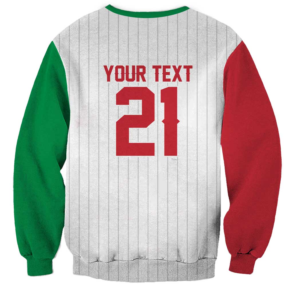 Custom Dripping Baseball Italy Sweatshirt