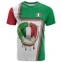 Custom Dripping Baseball Italy T Shirt