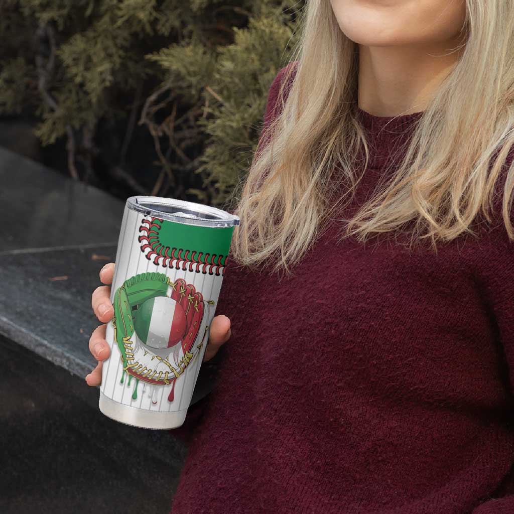 Custom Dripping Baseball Italy Tumbler Cup