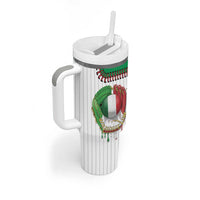 Custom Dripping Baseball Italy Tumbler With Handle